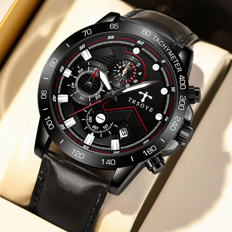 

Jam Tangan Pria Multifungsi Merek Swiss Tali Silikon Jam Tangan Tahan Air Bercahaya