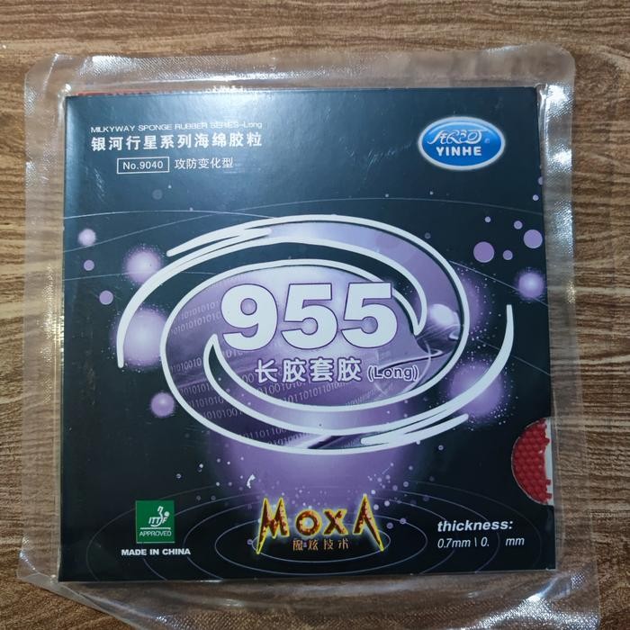 YINHE 955 PRO OX || Bintik panjang bertahan pingpong tenis meja JAHAT - Merah