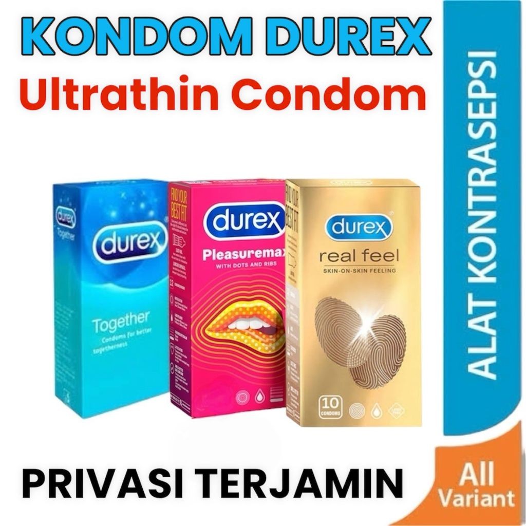 

PROMO MERDEKA !!! Kondom DUREX Ultrathin Bergerigi Super Tipis Kualitas Premium (1Box Isi 10 Sachet) PRIVASI AMAN