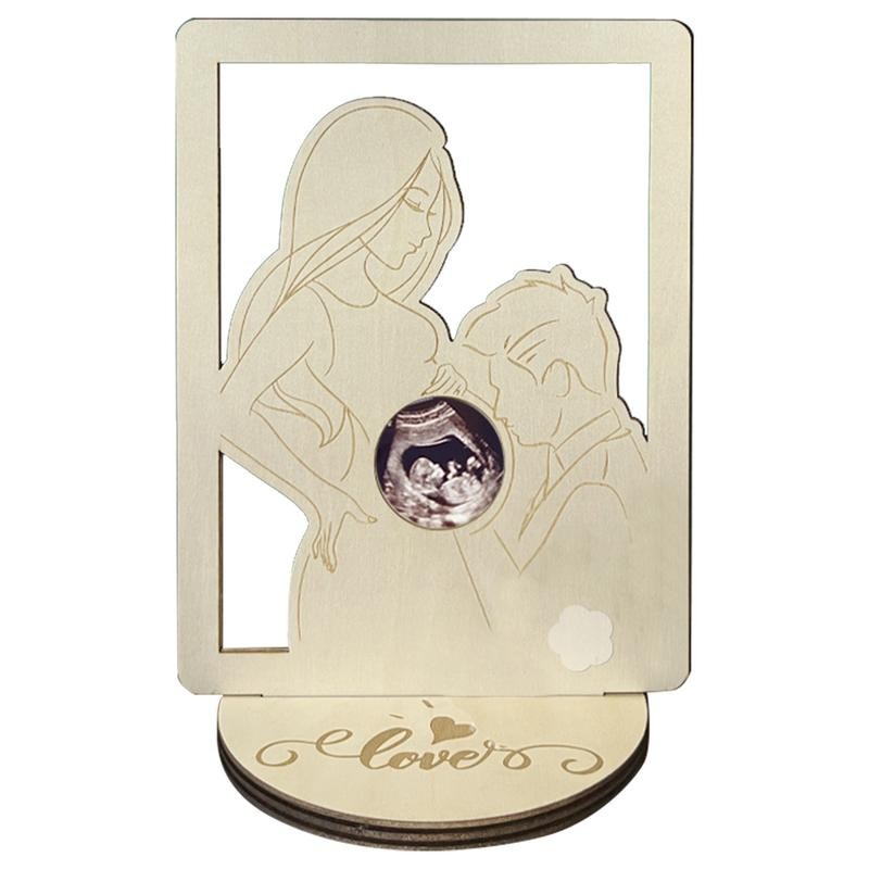 

Baby Sonogram Picture Frame Sonogram Picture Ornament Wooden Ultrasound Picture Keepsake Frame Sonogram Picture Ornament Moms