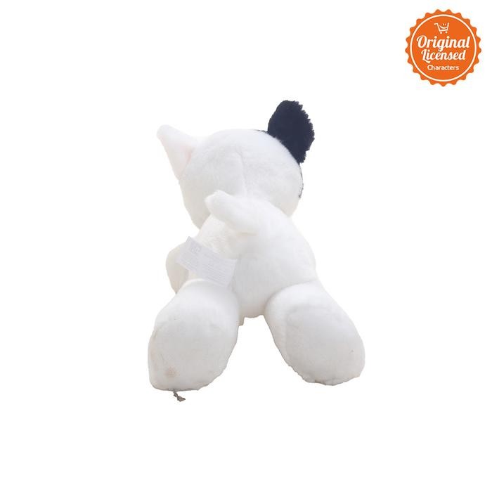 Boneka Binatang Animal Plush Anjing French Bulldog Putih 15x 15 cm