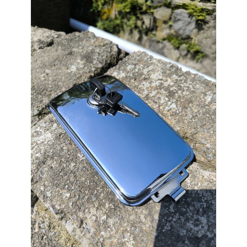 COVER TUTUP TANGKI GL100 CROME SET KONTAK GL100 CHROME CELUP