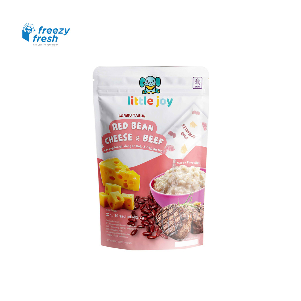 

Little Joy Makanan Mpasi Bayi Bubuk Tabur Gizi - Cheese & Beef
