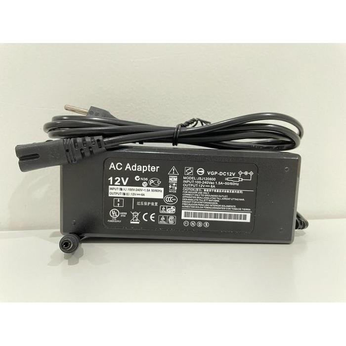 Sale Adaptor 12V 6A / Power Supply Adaptor DC 12 Volt 6 Ampere - Adaptor 12V 6A Terlaris