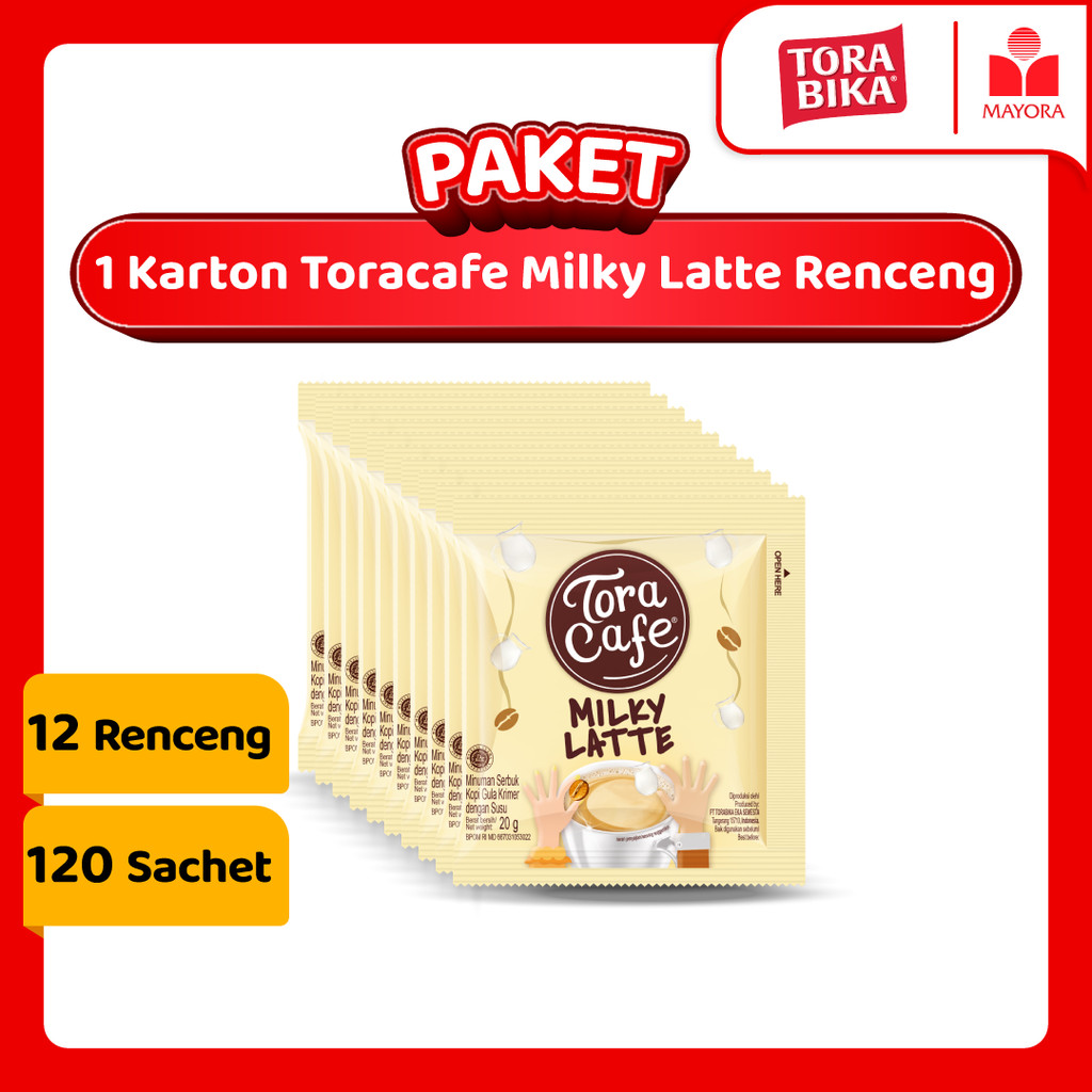 

Paket 1 Karton Toracafe Milky Latte Renceng