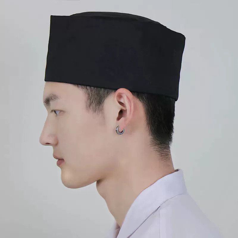Topi Koki Topi Koki Chef Topi Kitchen Hitam Topi Chef Pria Topi Masak Koki Perempuan Solusi Kebutuha