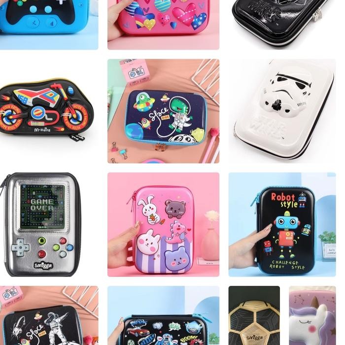 

Tempat Pencil Hardcase 3D Unik Lucu Bagus Murah Viral - Motor