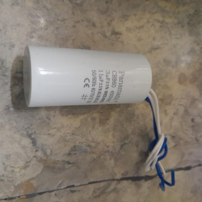 kapasitor mesin cuci 11 +3 uf Sharp