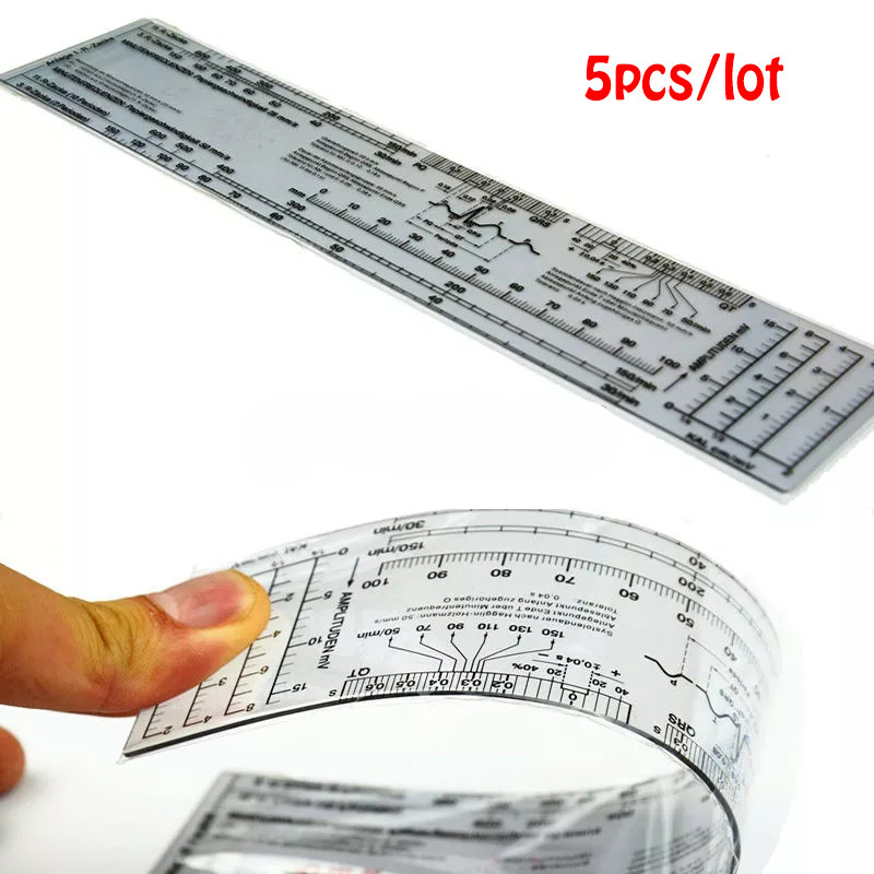 

200mm 8inch ECG ruler ECG goniometer stock goods cheapest price! 5pcs/lot