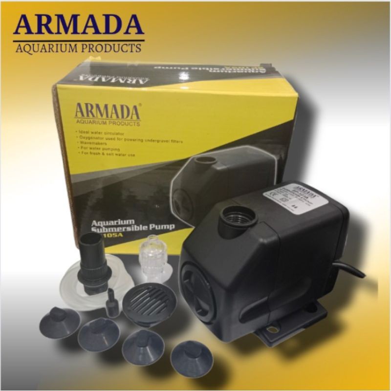 PROMO MURAH POMPA KOLAM HIDROPONIK ARMADA SP 105A