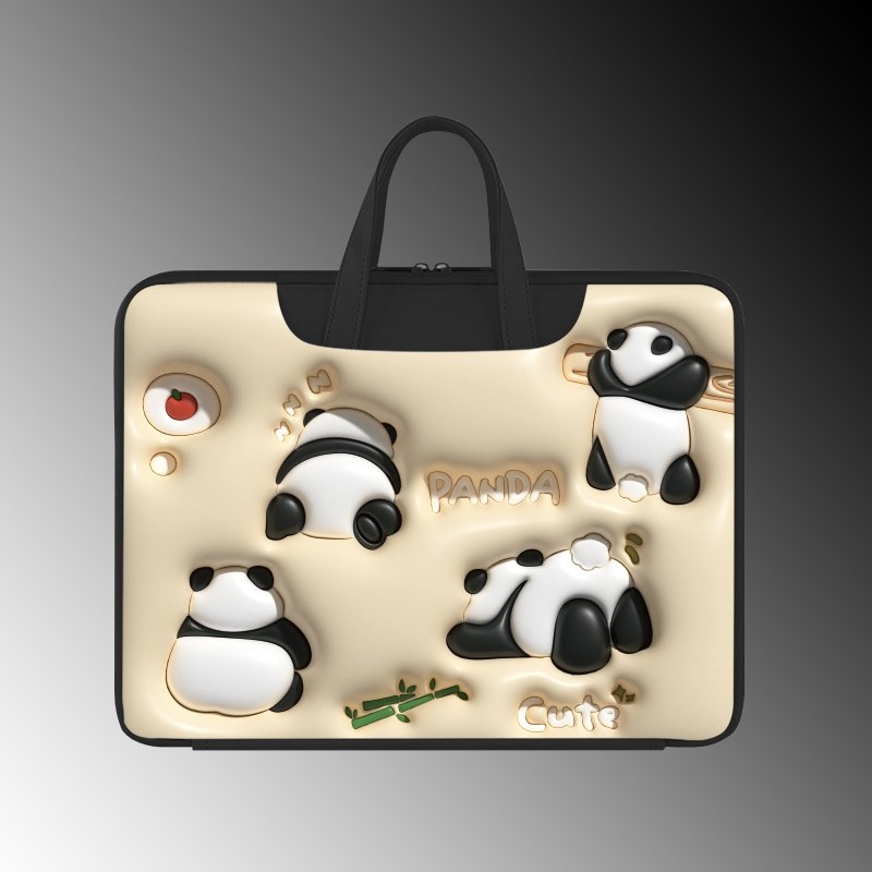 Tas Laptop Jinjing Gambar 3D Karakter Lucu 13 inch 14 inch 15 Inch 16 inch