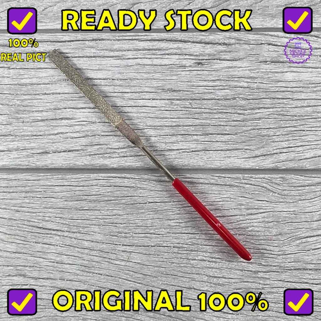 MAXCHEER MU1961-3 Diamond Files Flat Gitar Nut Slotting Saddle Kikir Berlian Fret Crowning Fret Leve