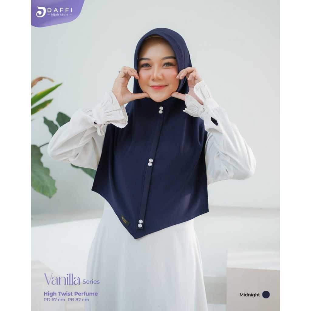 DAFFI HIJAB - BERGO VANILLA TERBARU JERSEY PREMIUM