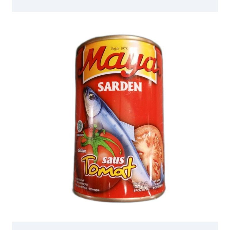 

sarden Maya sauce tomato 425gram
