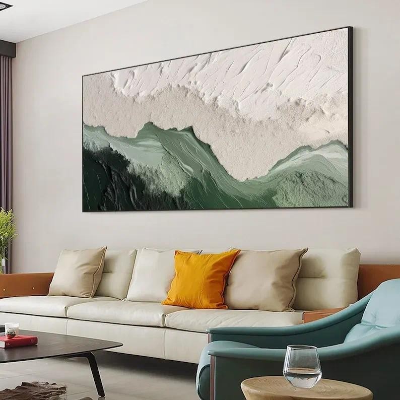

Minimalist Beach Abstract Print Large Wall Mural Texture Ocean Wall Decor Modern Living Room Art Home Decor Canvas Painting