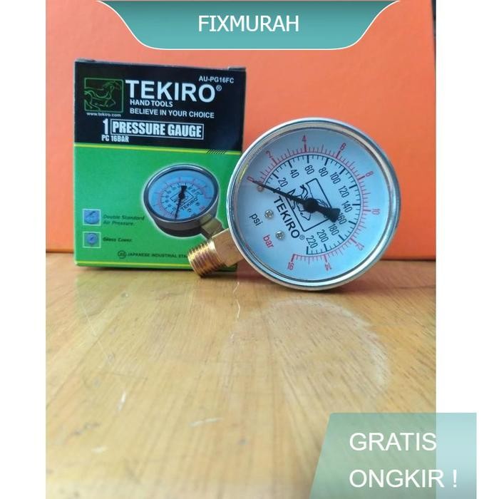 TEKIRO PRESSURE GAUGE MANOMETER TEKANAN ANGIN KOMPRESOR - 2,5