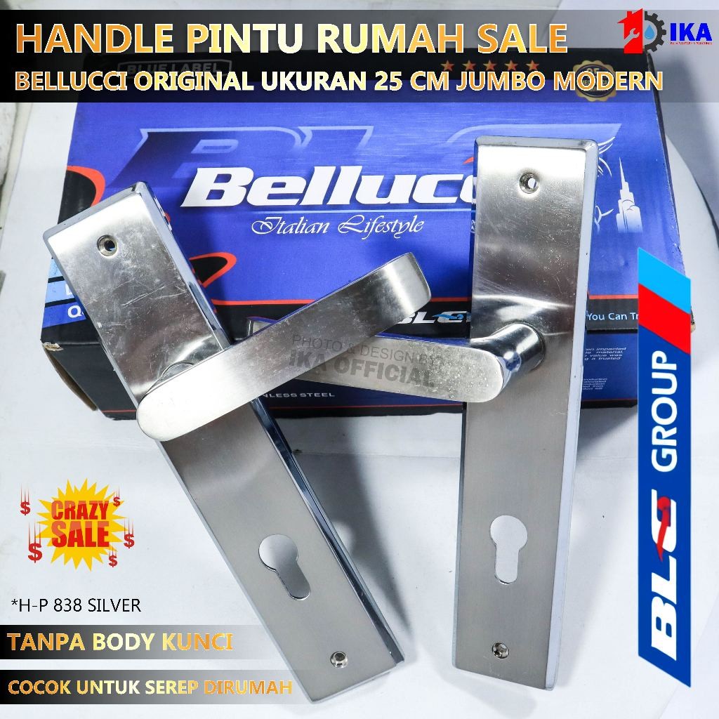 CRAZY SALE Kunci Pintu Besar Bellucci Asli Handle Besar Bellucci Kunci Bellucci Stainless N Series /