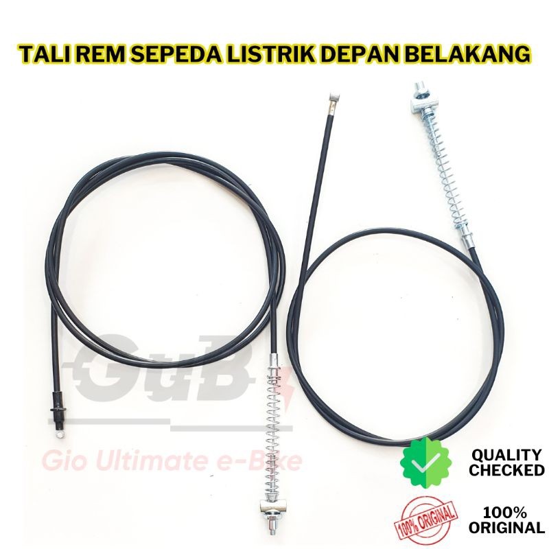 << SLV >> DISK Kabel Rem Sepeda Listrik Original Depan Belakang / Tali Rem Sepeda Listrik Ebike / Se