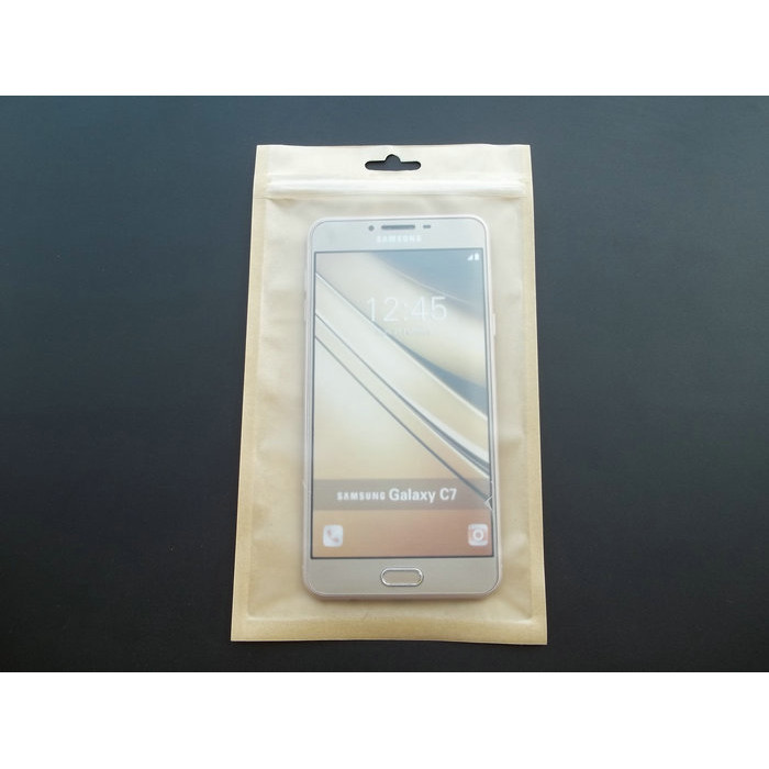 

50pcs 12*21Cm Plastic Grind Arenaceous +Kraft Paper Bags,Zipper Lock Retail Packaging Bags For Samsung Iphone Case Package
