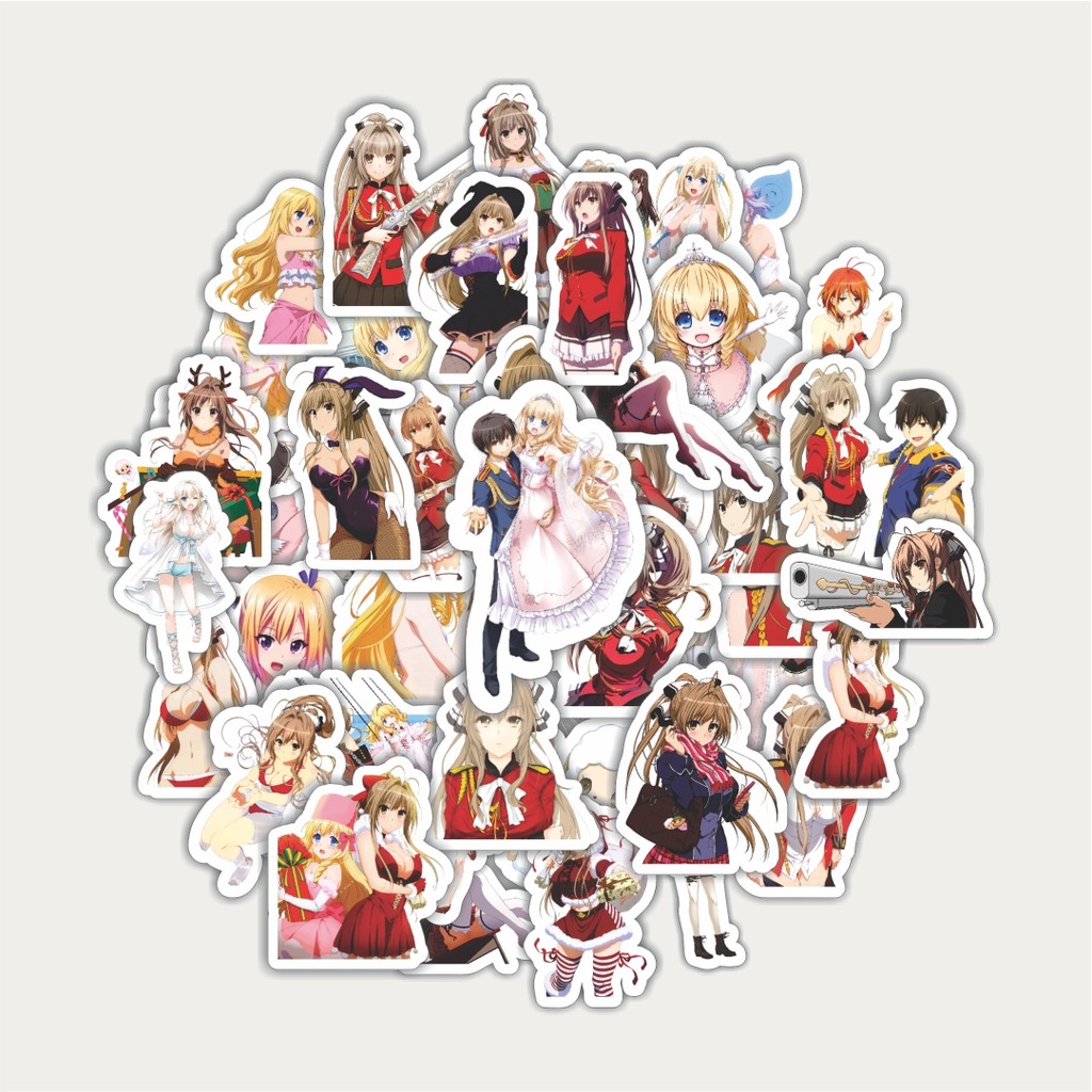 

Sticker Pack Stiker Anime Series Amagi Briliant Park Karakter Mix | Sticker TUMBLR | Stiker LAPTOP KOPER HELM