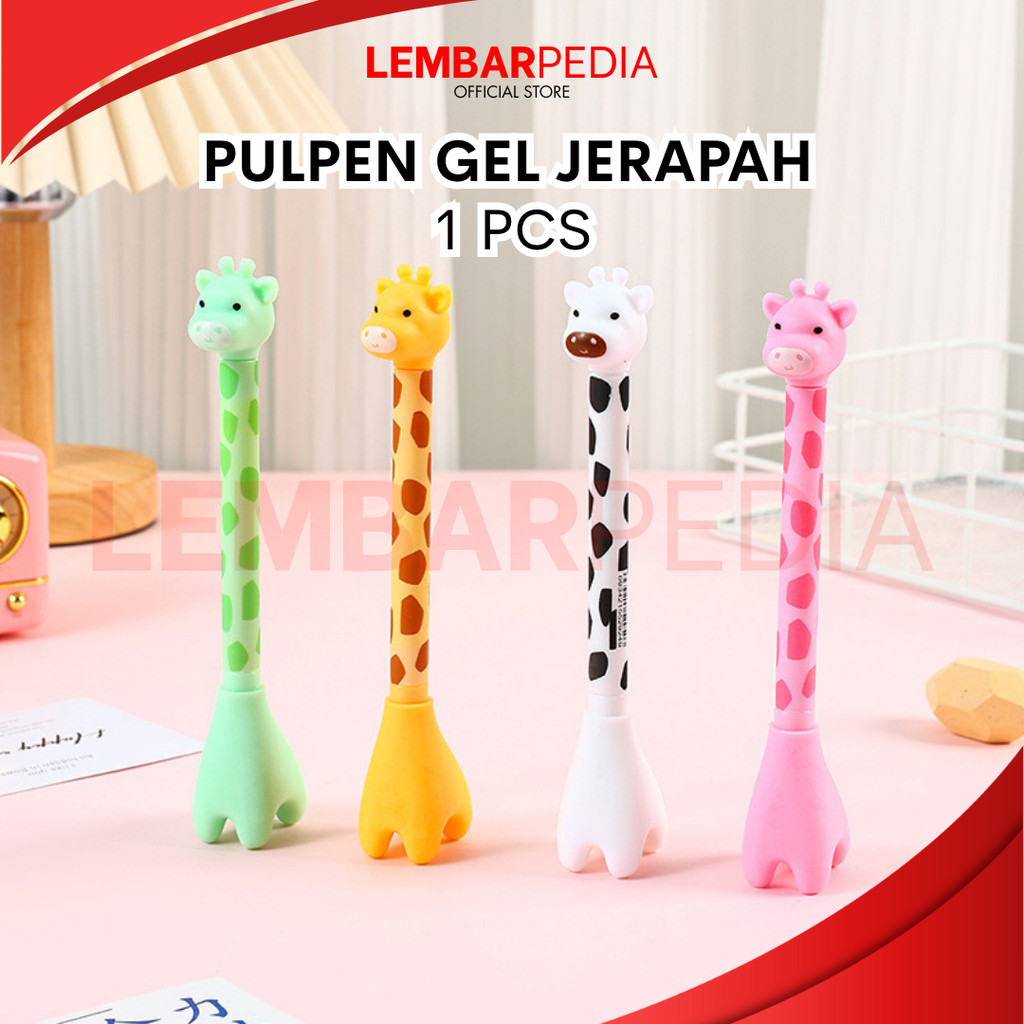 

(JERAPAH) PULPEN GEL KARAKTER MOTIF JERAPAH FANCY PER PCS