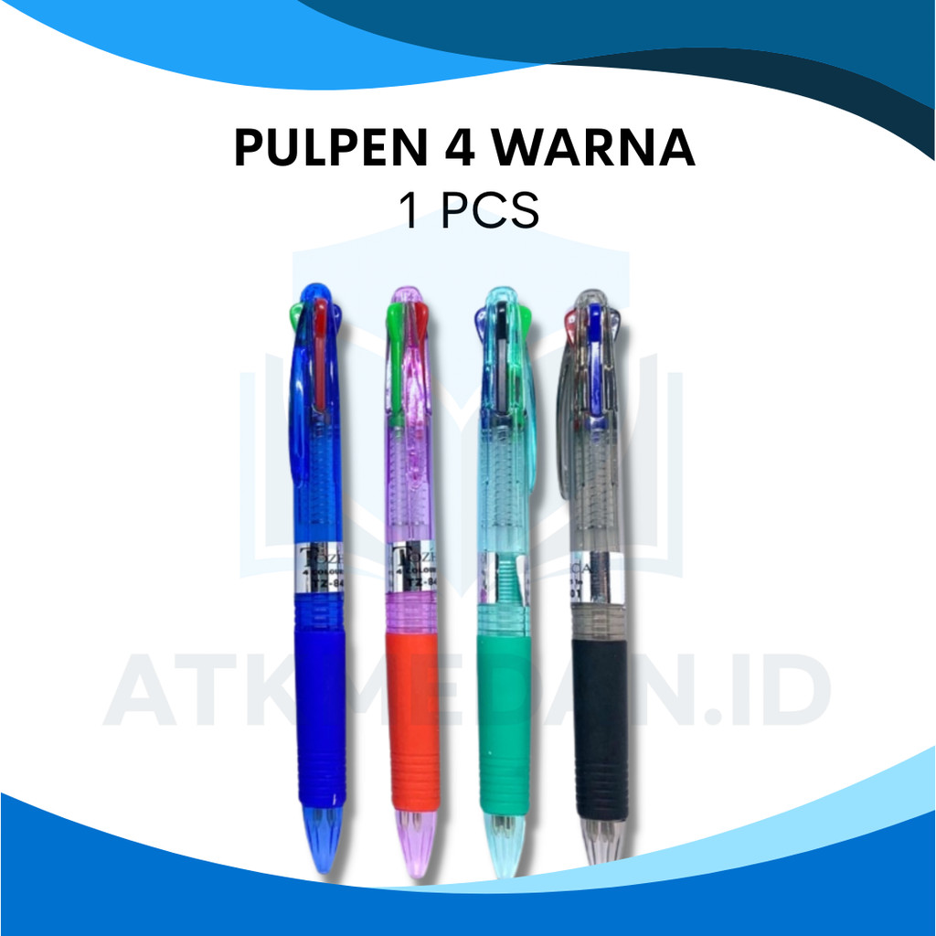 

PULPEN TOZHCA 4 WARNA PER PCS