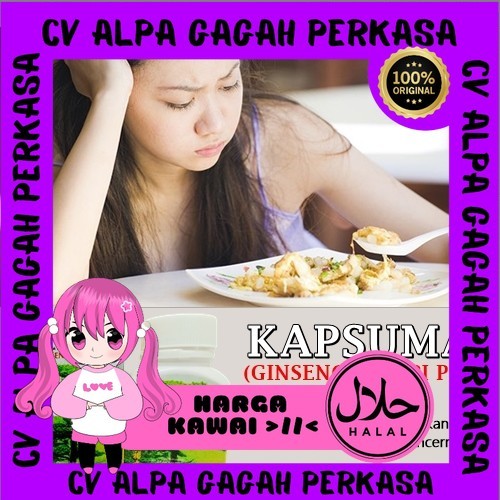 Alpaa Store - Obat kapsuma ginseng kianpi pil peningkat nafsu makan dan memelihara kesehatan pencern