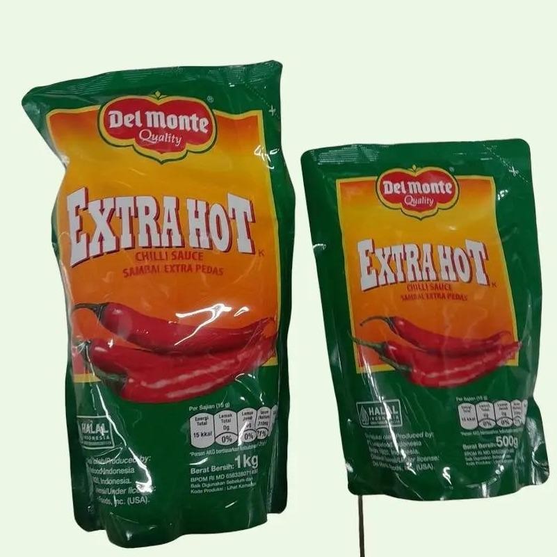 

Delmonte Extra Hot Saus Sambal Pouch Refill 500gr / 1kg