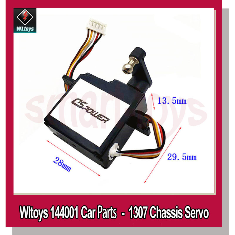 Wltoys 144001 6kg Servo Steering Gear 144001-1307 for WL toys 1/14 Car Spare Parts