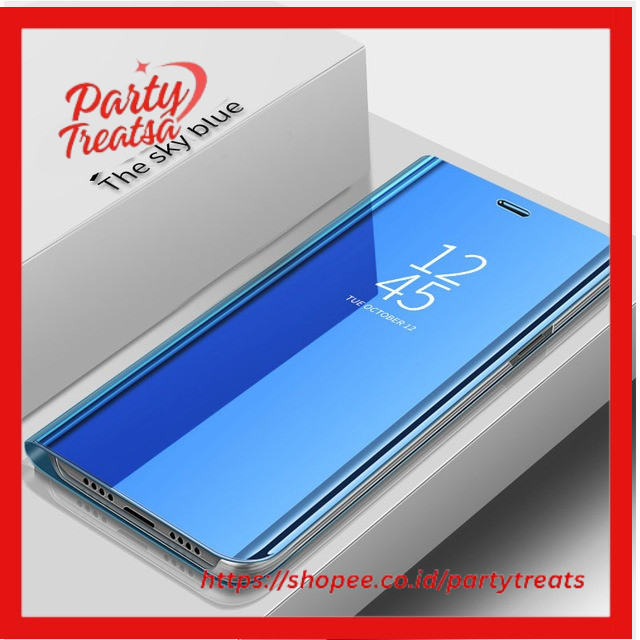 Redmi14C Case Smart Mirror Leather Flip Cover for Xiaomi Redmi 14C 14 C C14 4G Magnetic Book Stand C