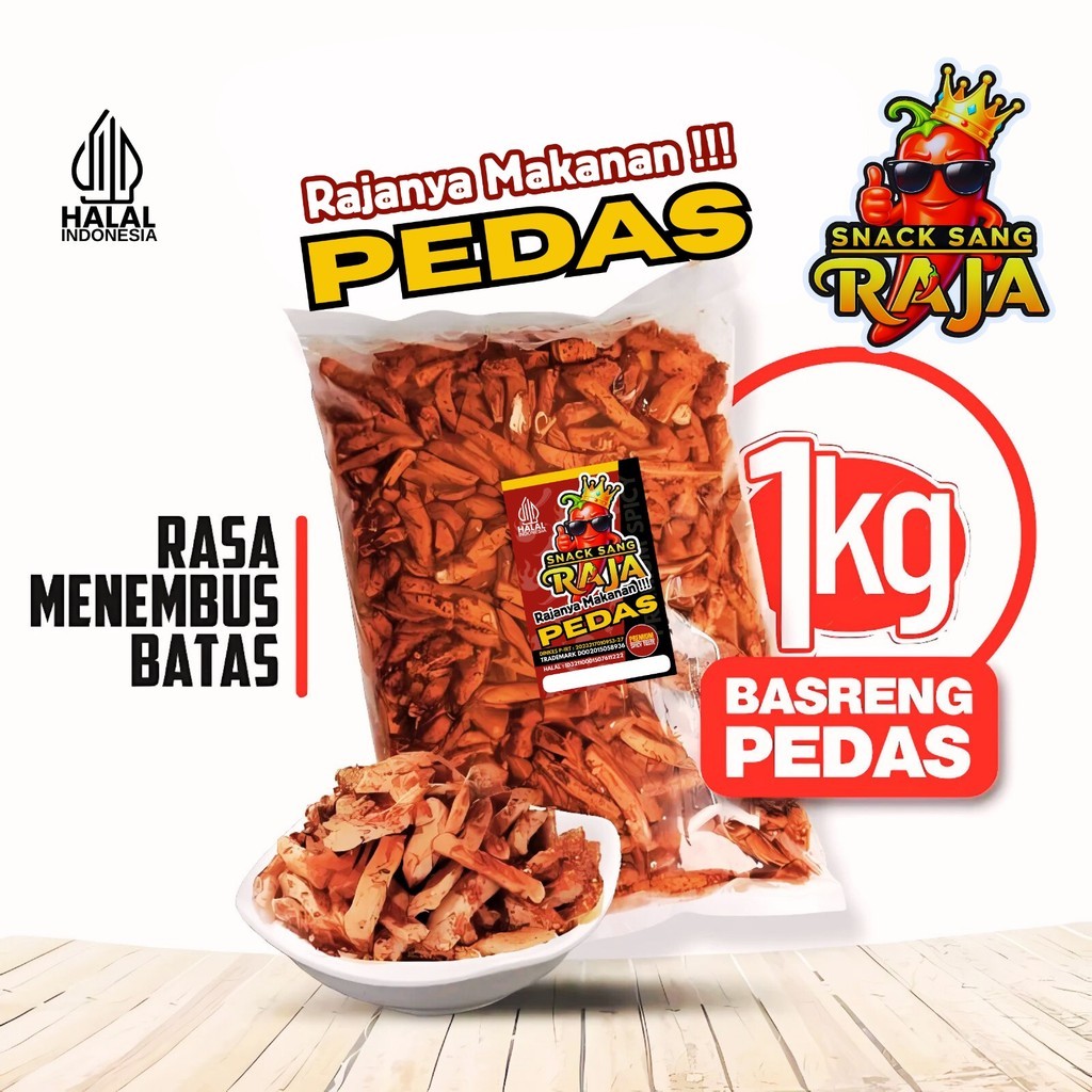 

Snack Sang RAJA - Basreng Pedas Daun Jeruk 1Kg