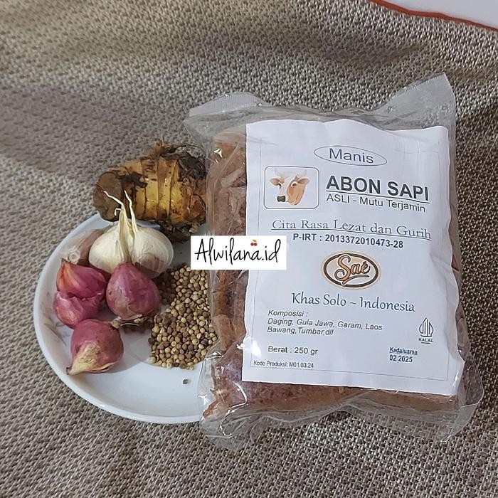 

[250 Gr] ABON SAE ORIGINAL SOLO - MANIS KEMASAN LAMA