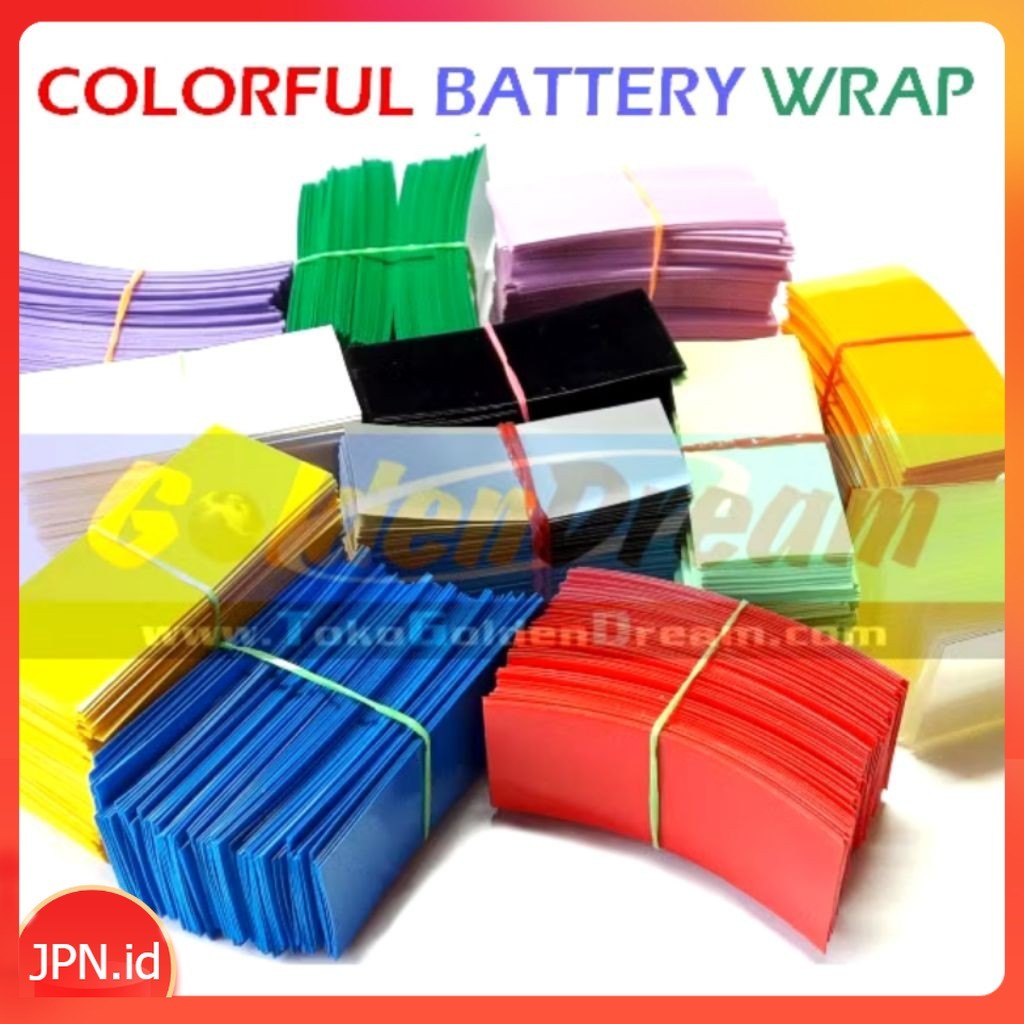 Baterai Wrap AA AAA 14500 Pembungkus Bahan PVC Batere Tamiya ABC - JPN