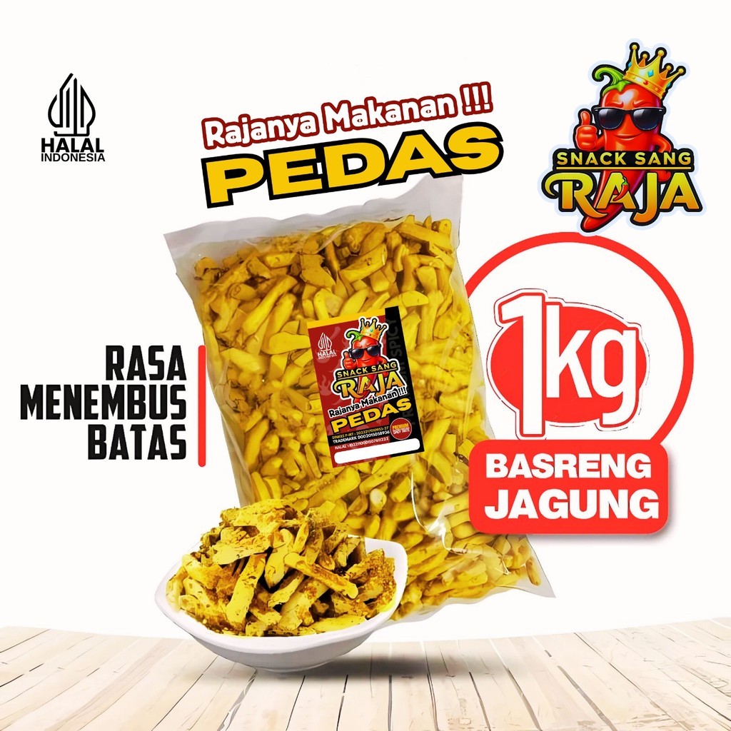 

Snack Sang RAJA - Basreng 1 Kg Jagung Manis Baso Goreng Stik