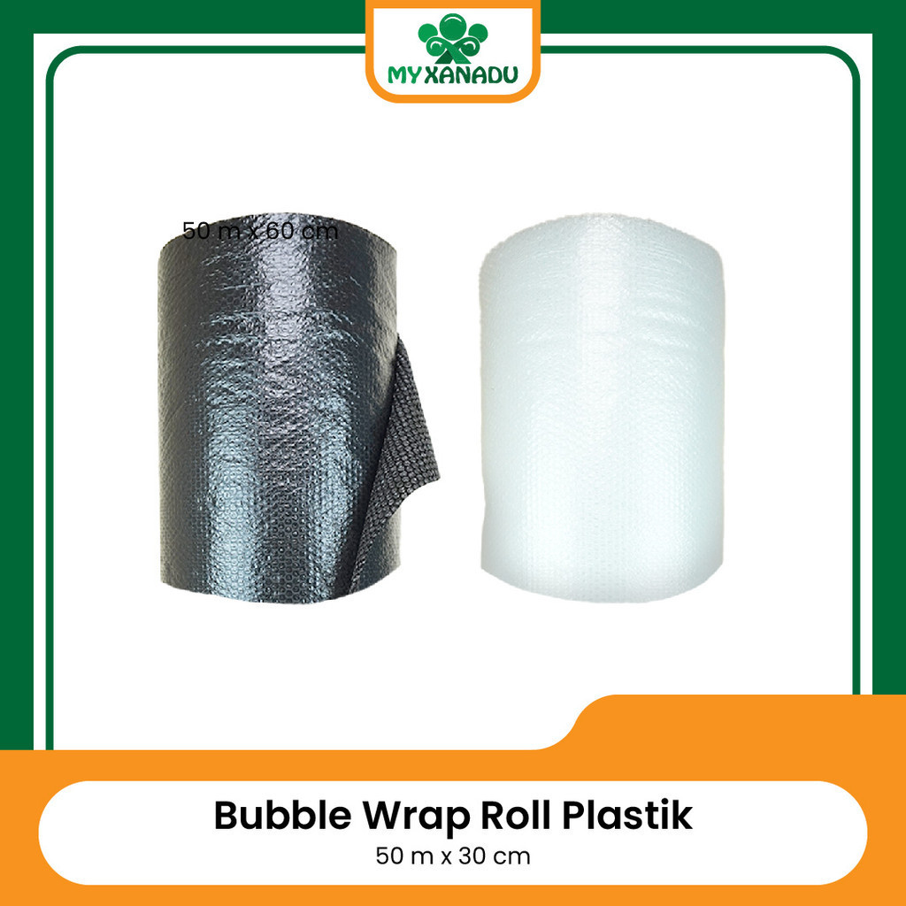 

Bubble Wrap Roll Plastik Ukuran 50m x 30cm