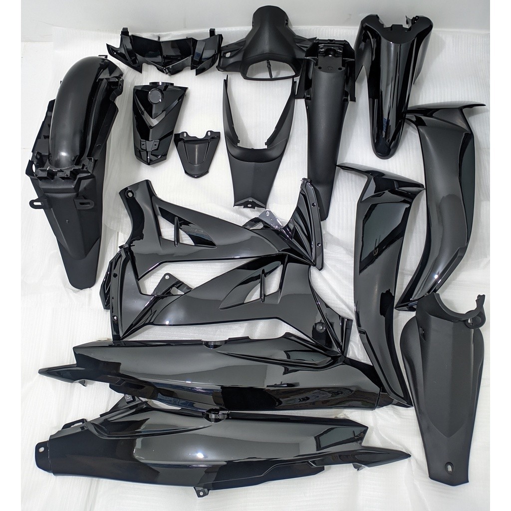 Mahkota motor - Full Body Vega R New 2006 2007 2008 2009 Hitam WIN | complete set bodi lengkap kompl