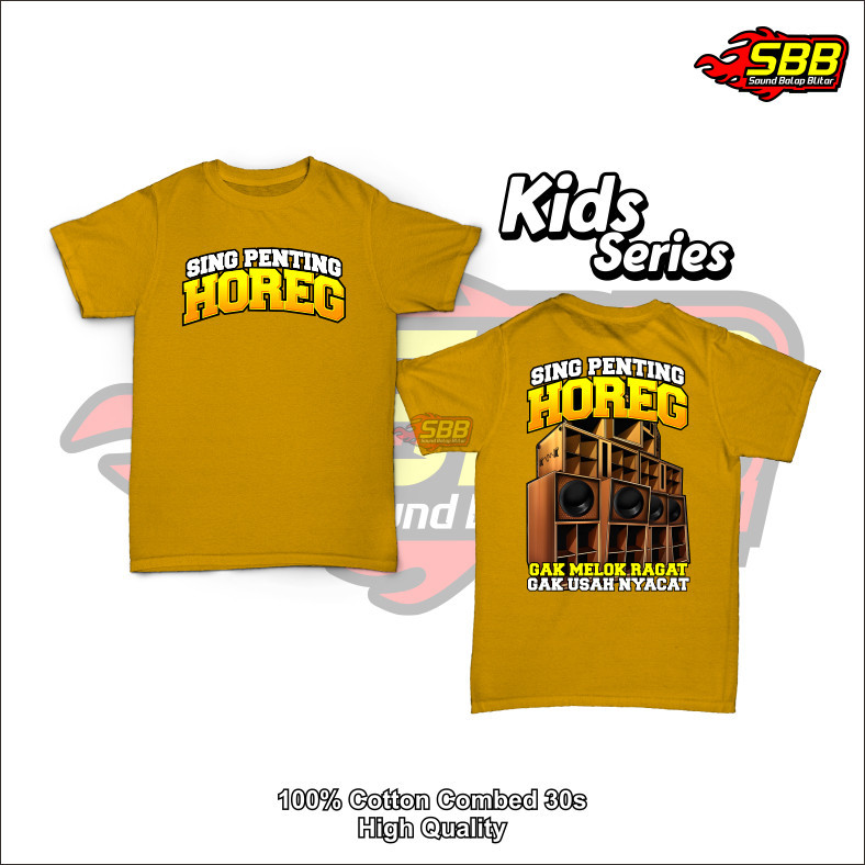 ✔️VLS96 | KAOS ANAK SING PENTING HOREG | KAOS AUDIO SOUND SYSTEM PREMIUM | *