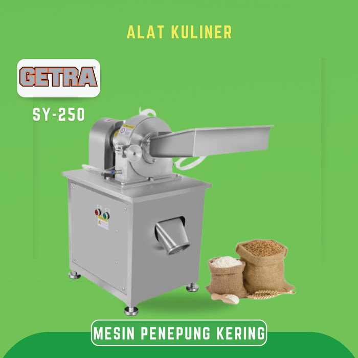GETRA SY 250 SY-250 MESIN PENEPUNG KHUSUS BAHAN KERING DISC MILL