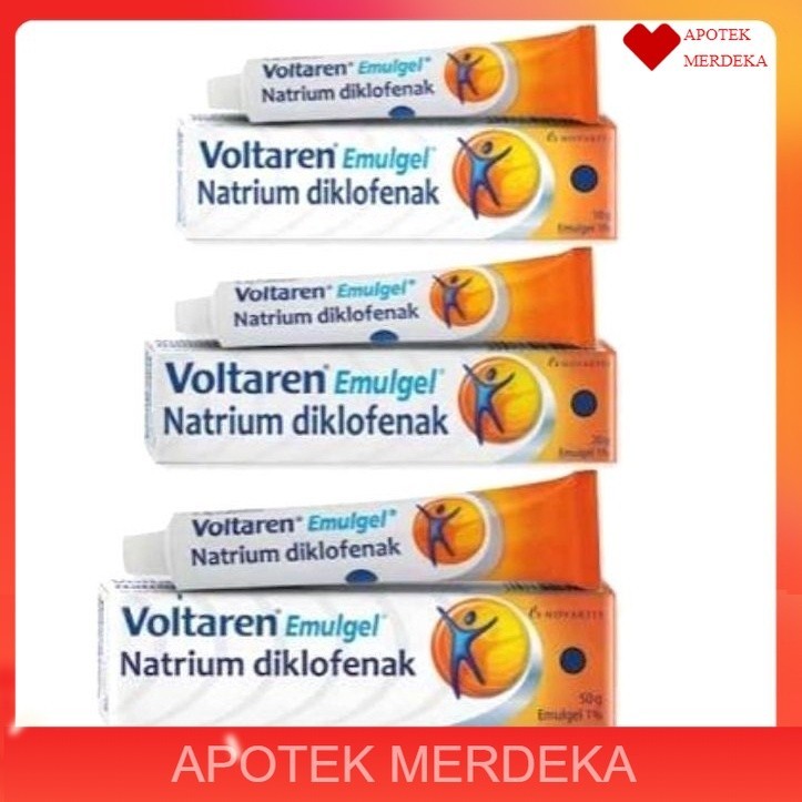 Voltaren emulgel 5 gram |10 gram | 20 gram | 50 gram (Gel penghilangkan nyeri otot & sendi) / Voltar