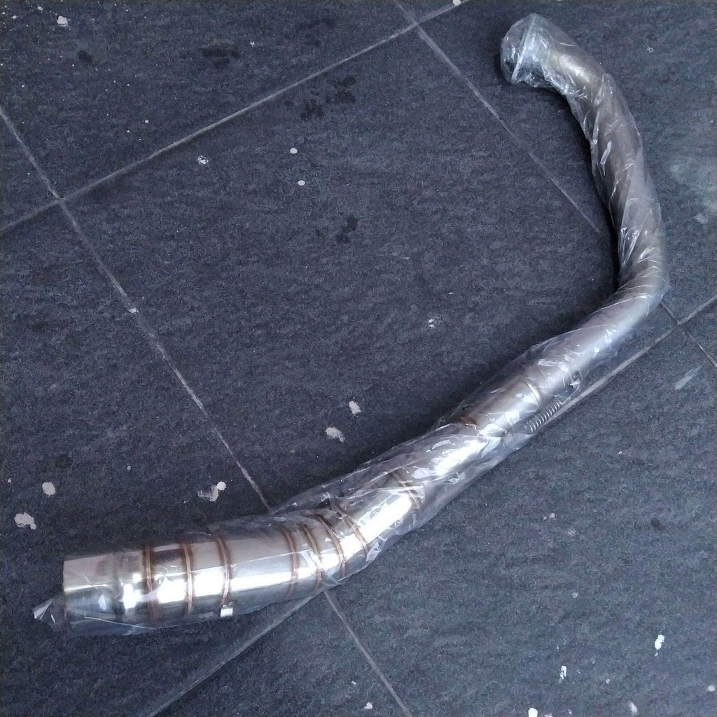 LEHER KNALPOT RACING BUAT VIXION R155 , R15 NEW