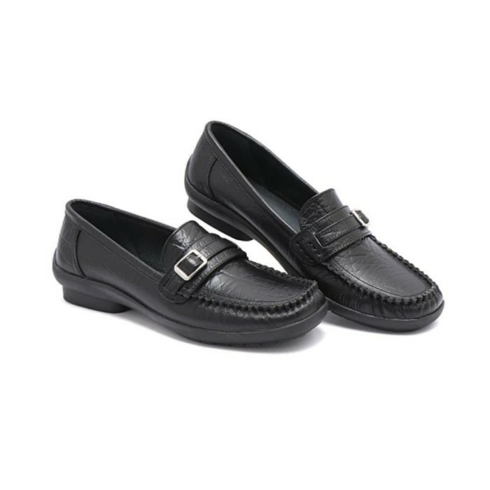 PROMO Sepatu Buccheri Sepatu Flat Shoes Wanita/Casual Rista Black Terbaru TERMURAH