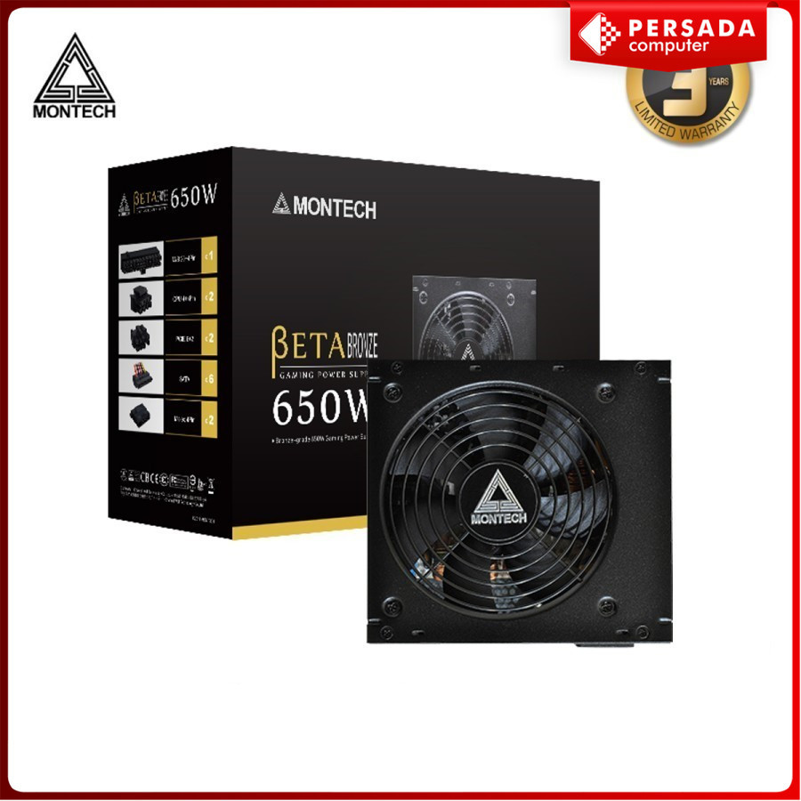 MONTECH BETA 650 BRONZE | PSU 650W 80+ Bronze