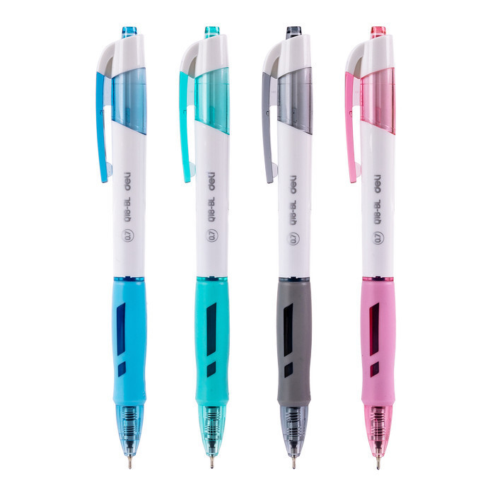 

promo ✨ -Deli Ballpoint Pen Pulpen 0.7mm Tinta Biru Isi 12pcs/box EQ18