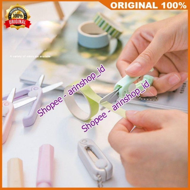 

Mini Folding Scissors Gunting Lipat Mini Portable 2 PCS 100% ORIGINAL