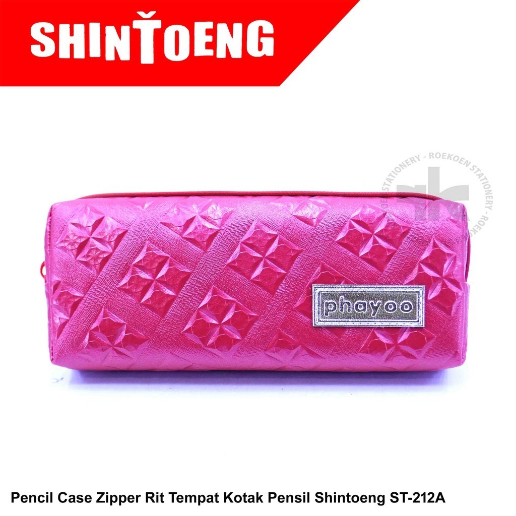 

Shintoeng Phayoo Pencil Case Kanvas Zipper Kecil Netral ST-212A