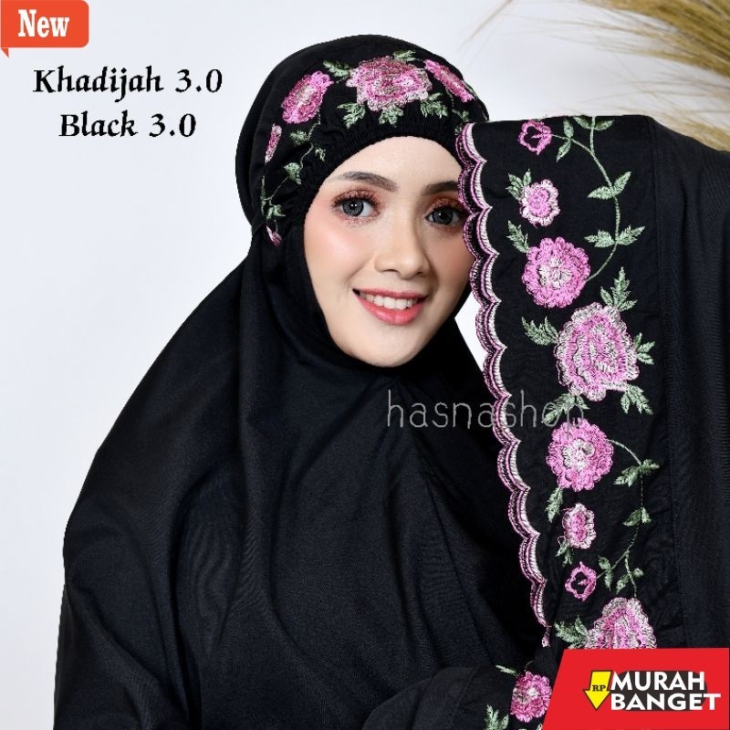 abaya shopee haul 2024 mukena khadijah 3.0 terbaru murah By hasnashop2
