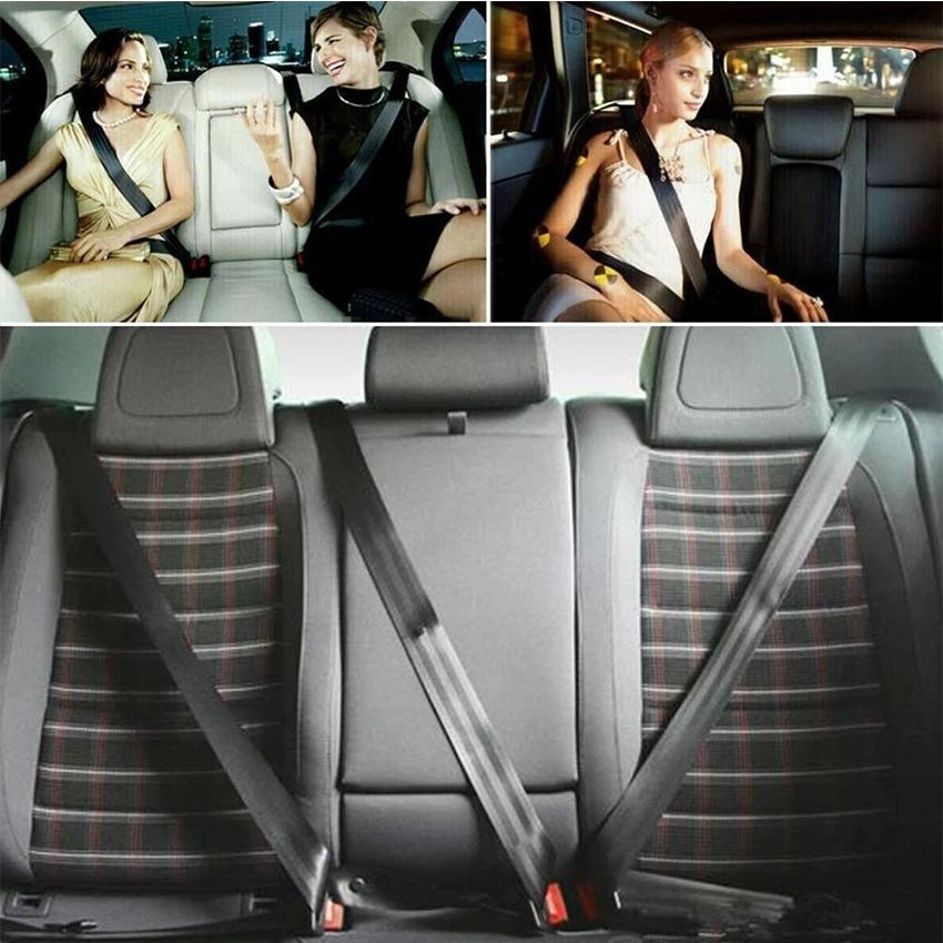 3 Point Tali Sabuk Pengaman Mobil Otomatis Kursi Jok Depan Safety Seat Belt Roll Automatic Harness L