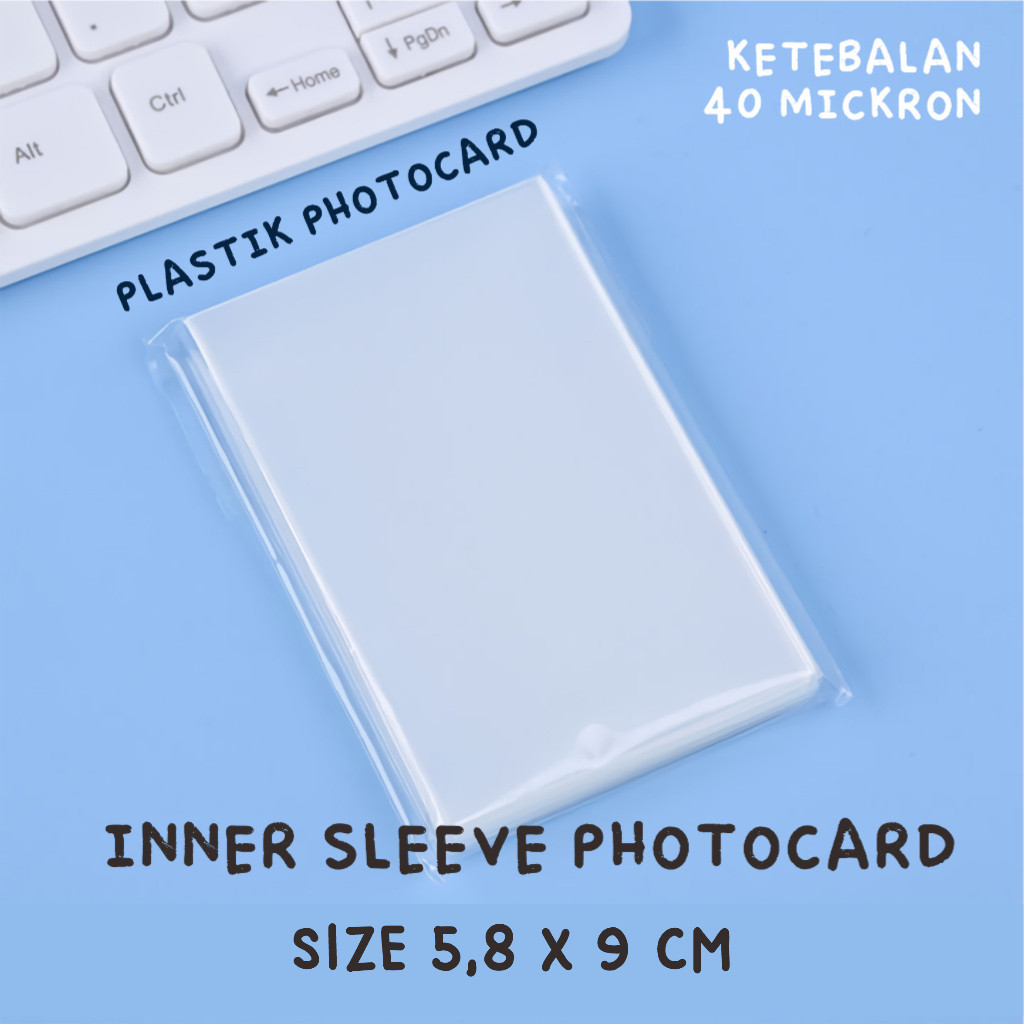 

Inner Sleeve [Isi 100Pcs] Photocard 6x9Cm/6x10Cm/7x10Cm Plastik Pelindung Kartu Kpop BTS Inner Sleeve Murah Ecer