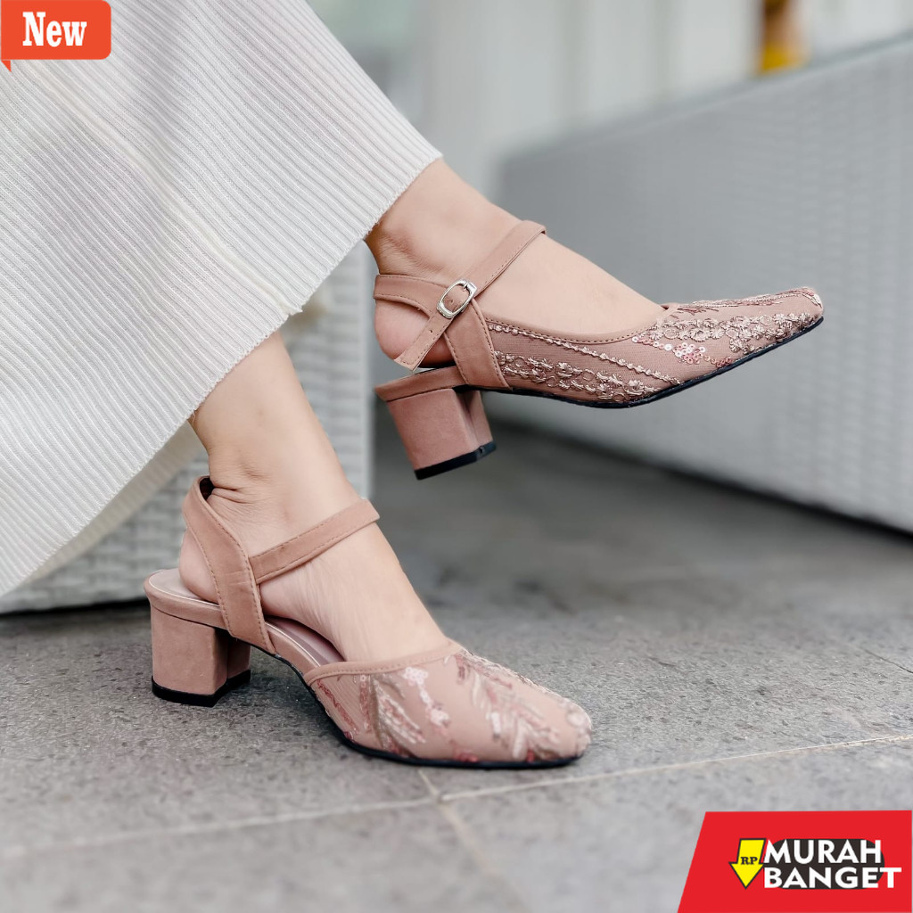 shopee haul sepatu heels wanita CERSEI DRANATHA heels wanita