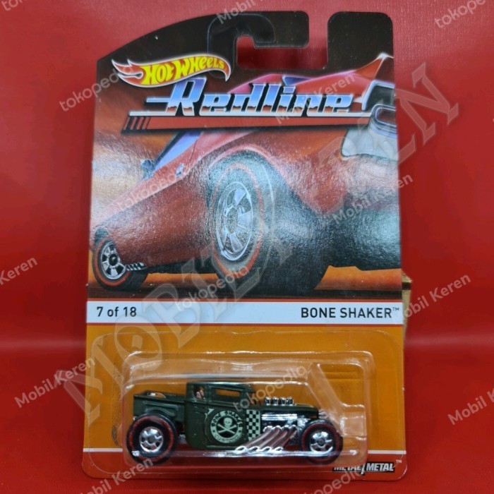 EL99 Diecast Hot Wheels Redline Bone Shaker Black